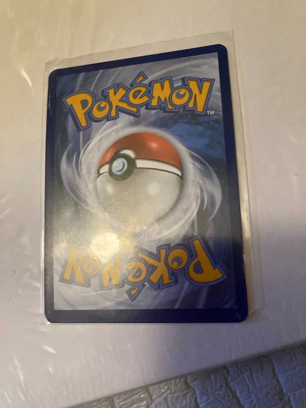 Pokemon Vaporeon Holographic Trading Card - Blue